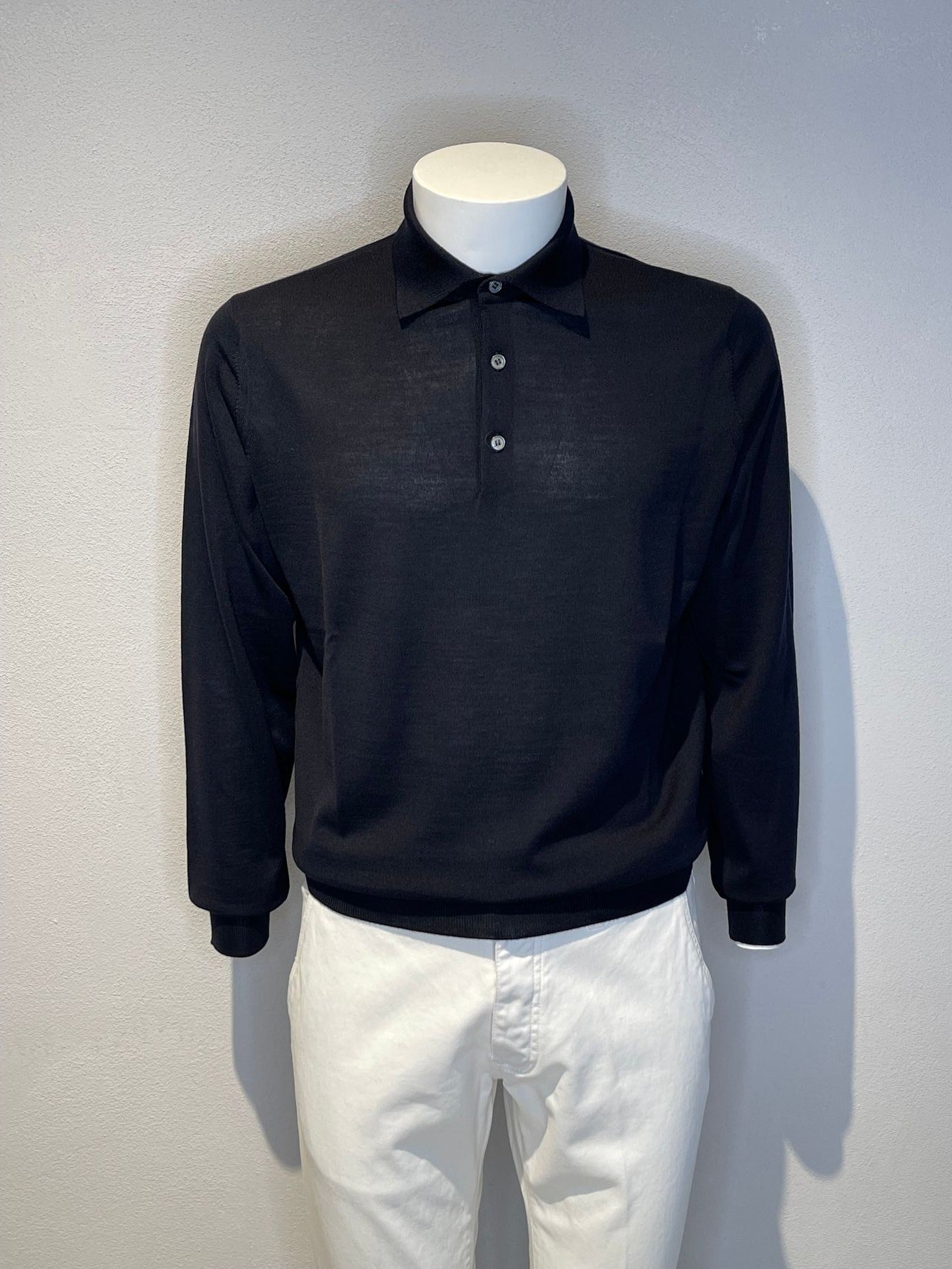 PL1ML/RM16R COL.BLU - POLO M/L - FILIPPO DE LAURENTIIS