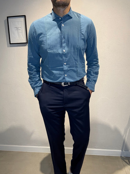 RUDOLFT109/BLU - PANTALONE VENTRE PIATTO - VANDOM