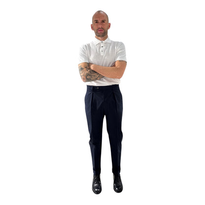 CHIAIALONG-CPOP01/NAVY - PANTALONE - BERWICH