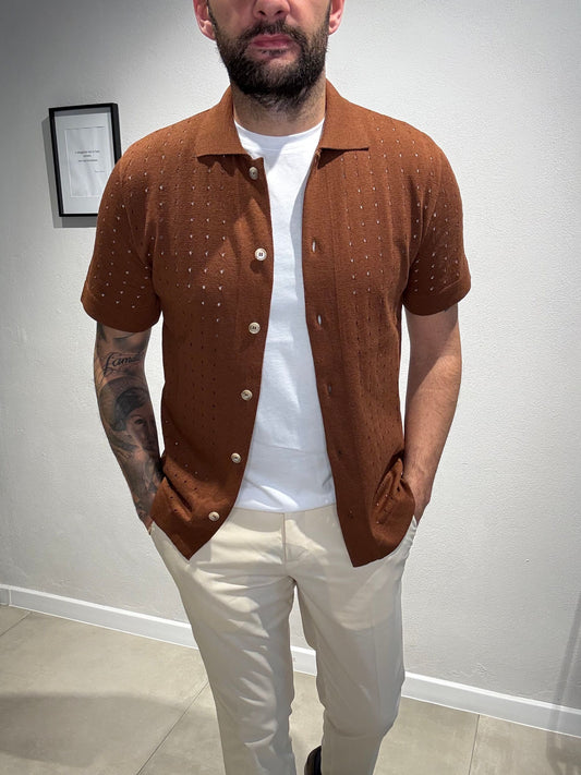 LD1297/OVERSHIRTFORATA - OVERSHIRT M/M FORATA - ASHEVILLE