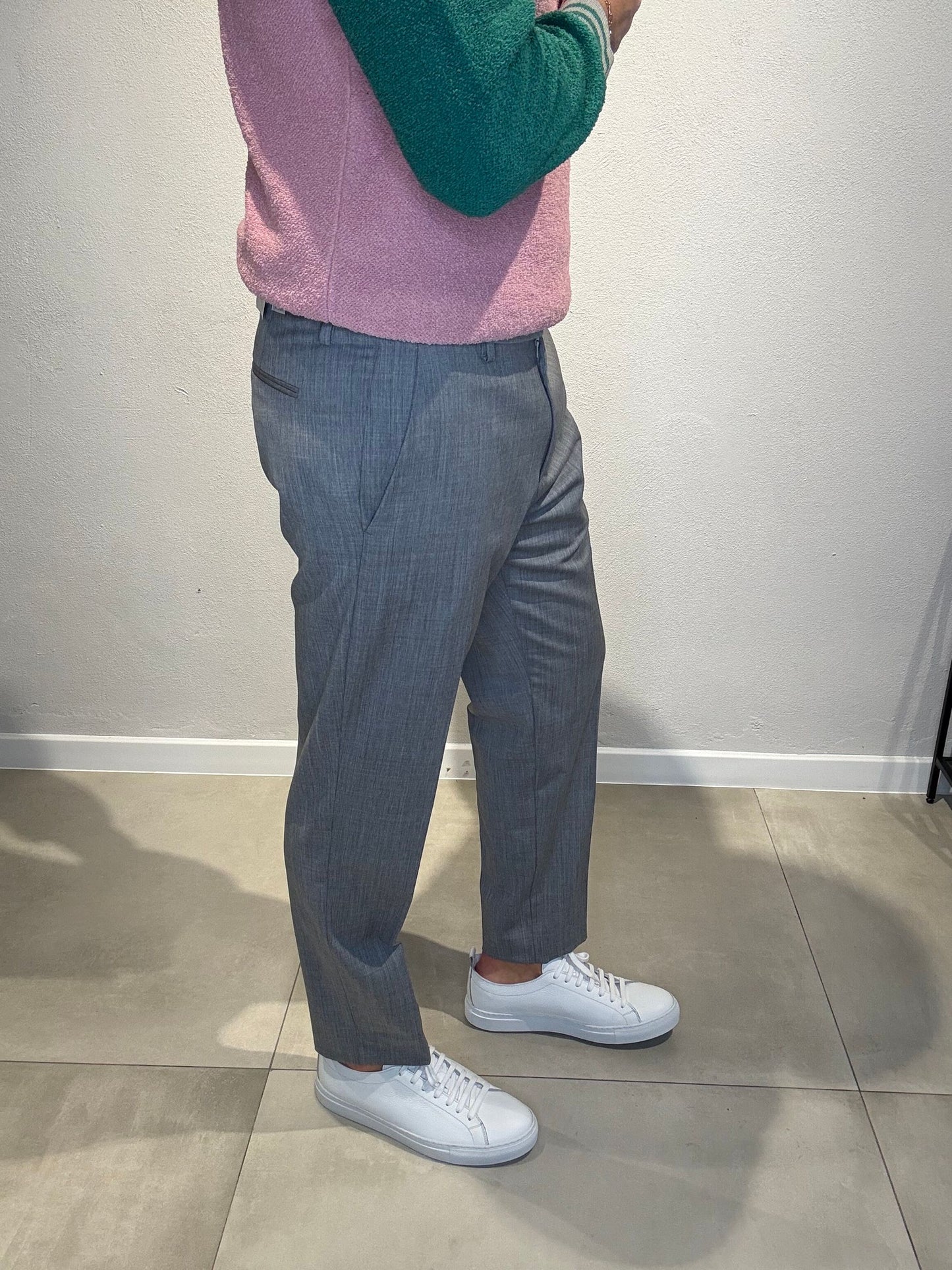 RUDOLFT109/GRIGIO - PANTALONE VENTRE PIATTO - VANDOM