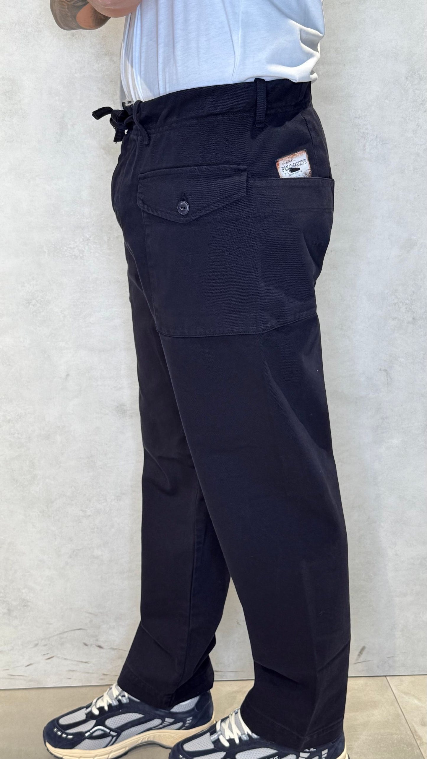 ETIENNE26/BLU - PANTALONE - PANAMA ROUTE