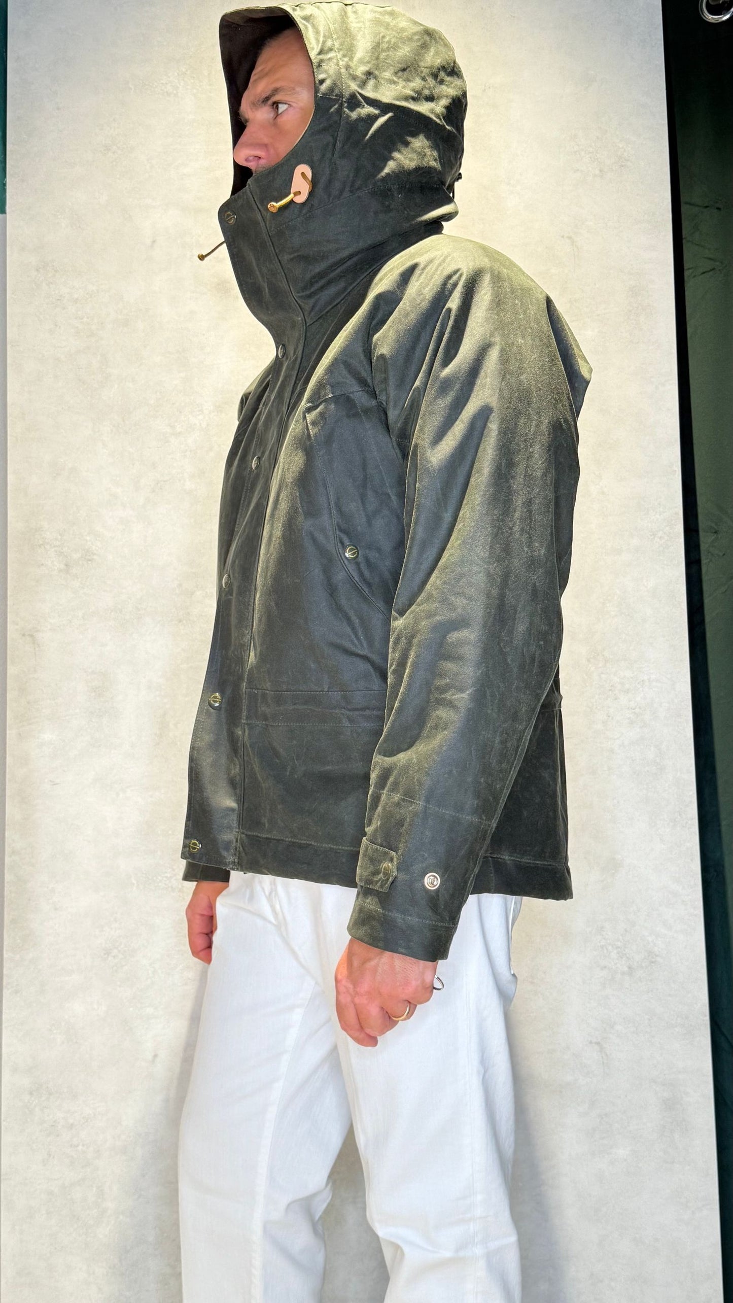 7003-WX/DARKGREEN - GIUBBINO - MANIFATTURA CECCARELLI