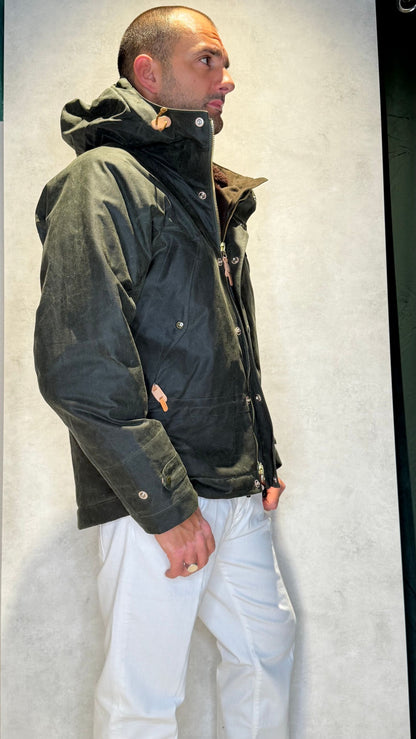 7003-WX/DARKGREEN - GIUBBINO - MANIFATTURA CECCARELLI