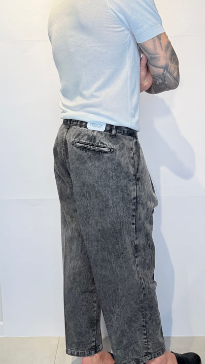 LEOT165MARMORIZZATO/GRIGIO - Jeans - VANDOM