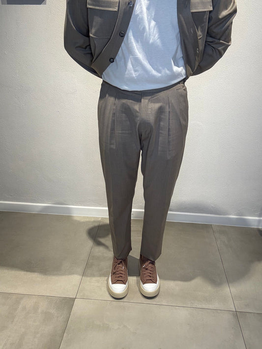 GIOVANNIT109/SABBIA - PANTALONE DOPPIA PENCE - VANDOM