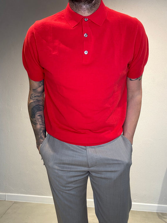 DK87004/ROSSO - POLO M/M - DIKTAT