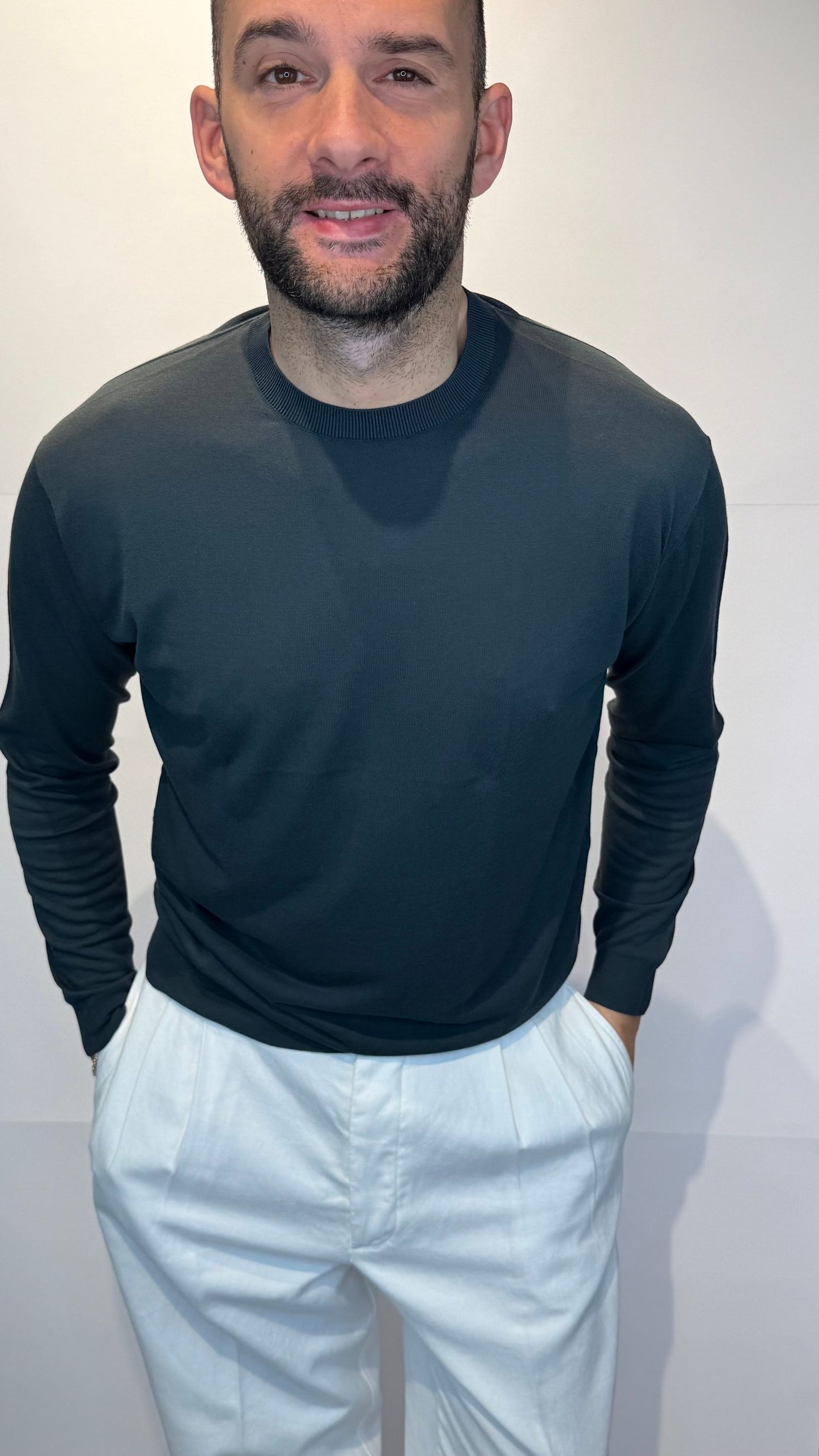 M010521/135VERDE - PULLOVER - EMERGING