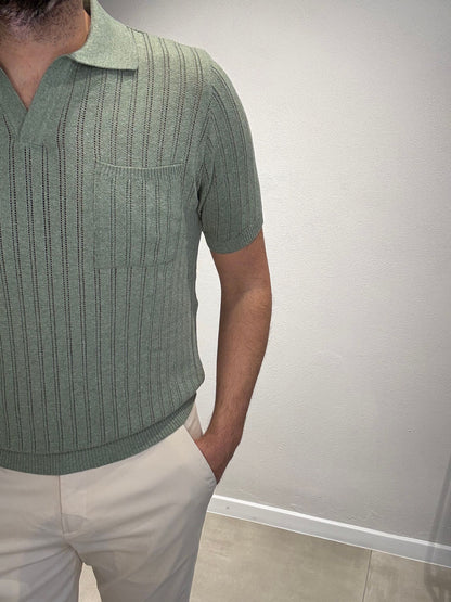 SD125/SALVIA - POLO M/M FORATA - ASHEVILLE