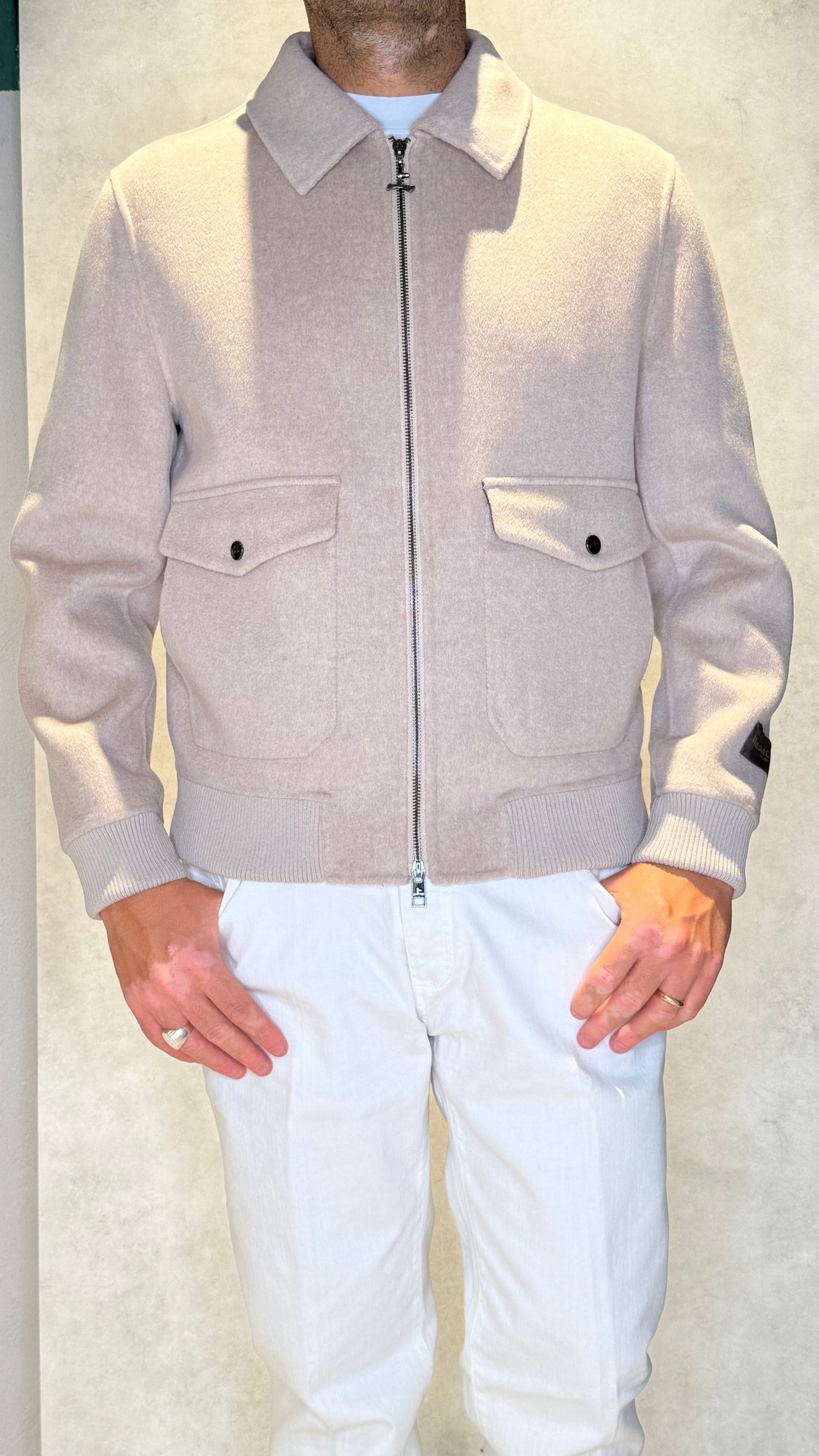 000230COGNEBOMBER/BEIGE - BOMBER - ONTHEBUND