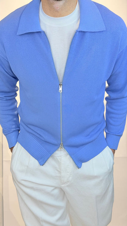 FX9607/AZZURRO - CARDIGAN - PRIVATI