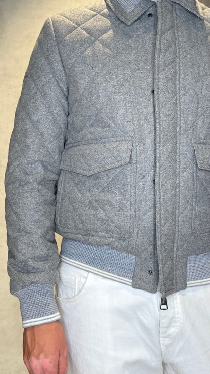 CWOOLTAP/GRIGIO - BOMBER - MARTIN ZELO