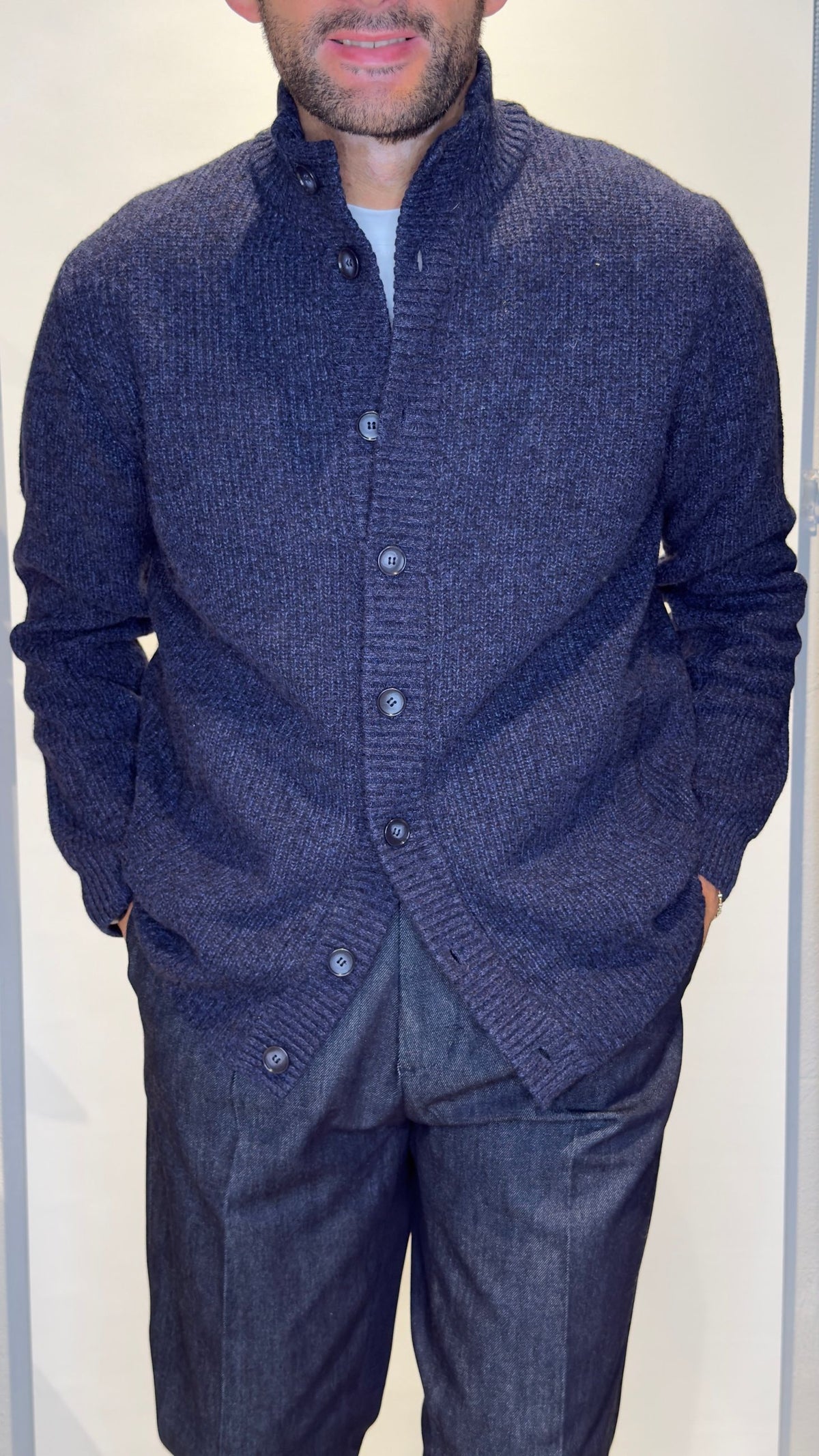 FARO/BLU - CARDIGAN - MIRADO