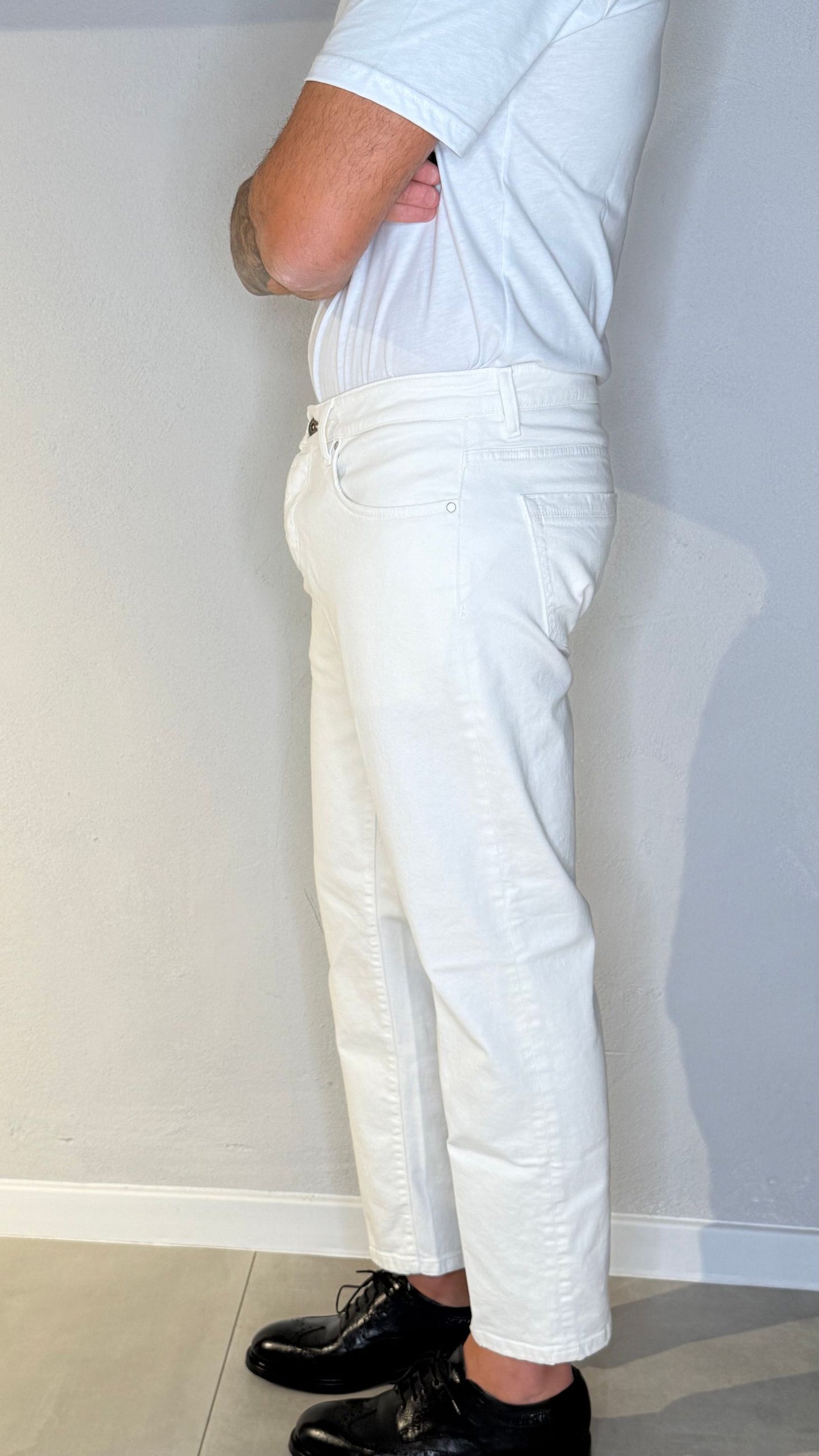 JIMMYOPUDZ/BIANCO - Jeans - TELERIA ZED