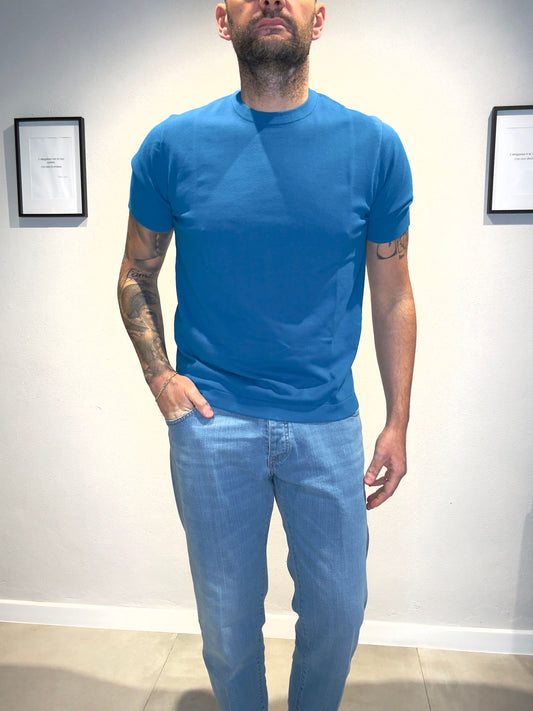 DK87011/COBALTO - T-SHIRT M/M - DIKTAT