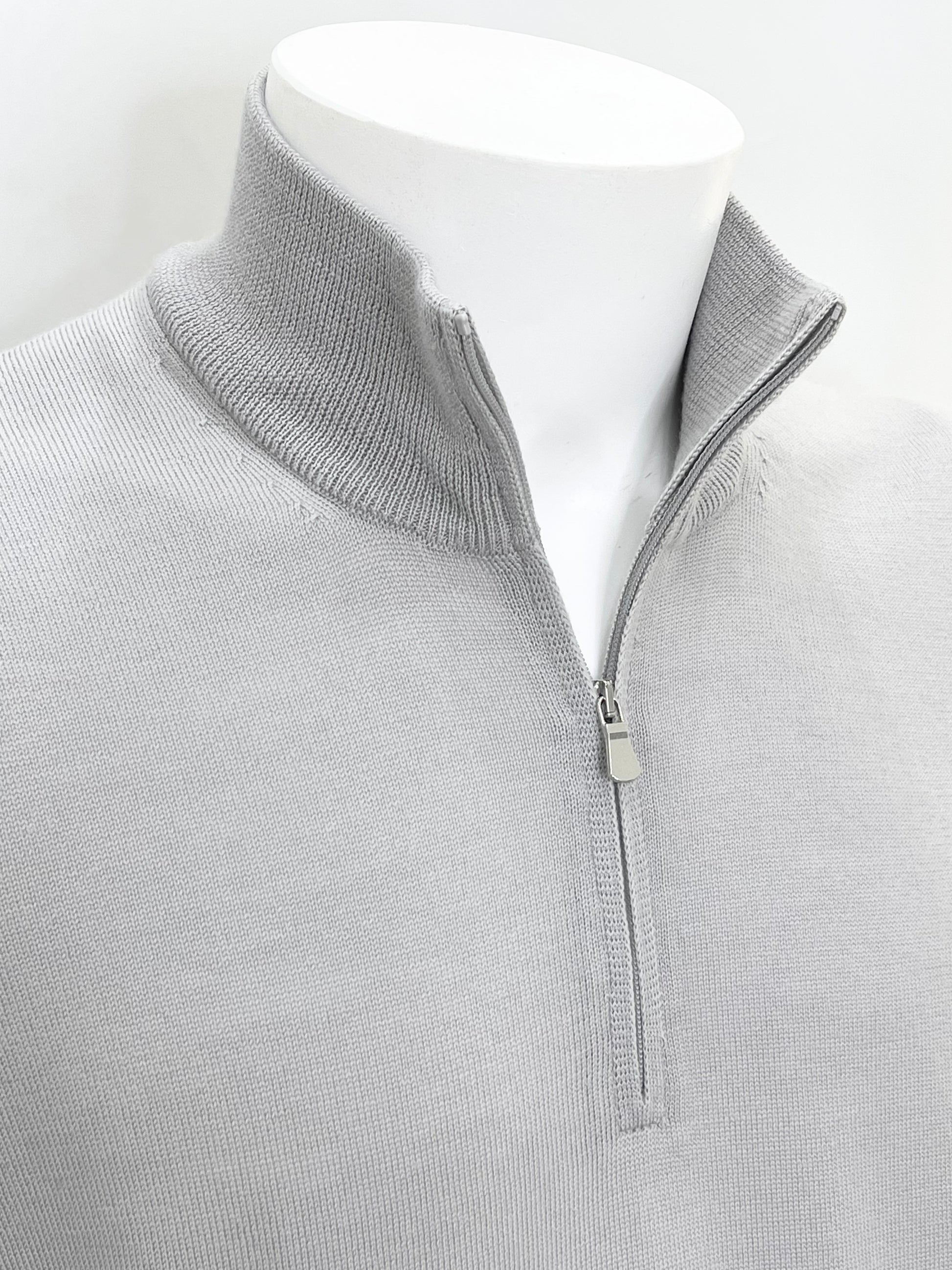 Pullover aplomb zip grigio - aplomb uomo #