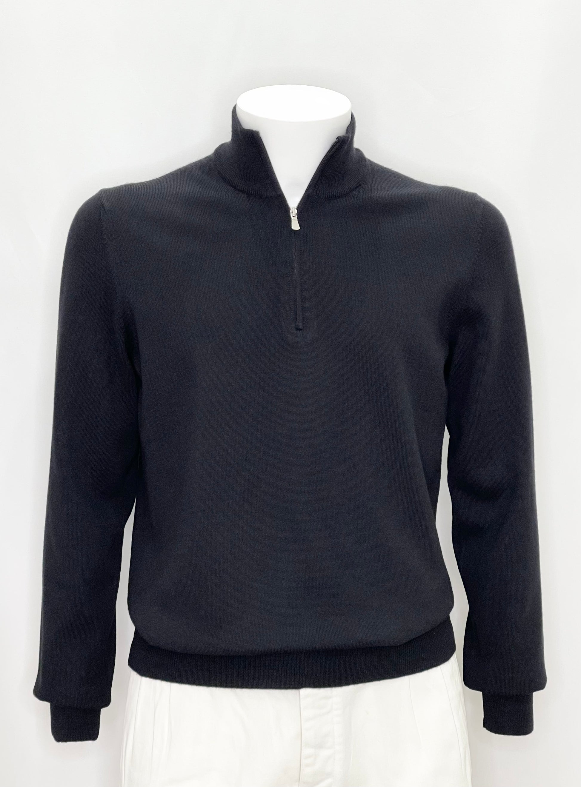 Pullover aplomb zip nero - aplomb uomo #