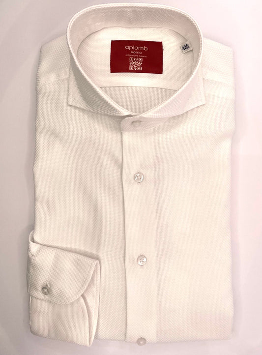 Camicia Aplomb luxury bianca operata - aplomb uomo #