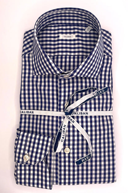 Camicia Caliban quadretti blu - aplomb uomo #