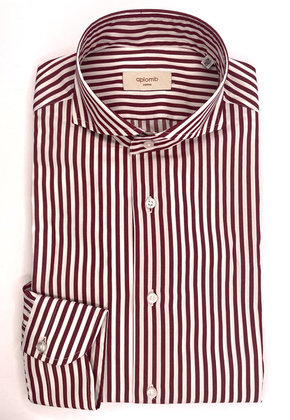 Camicia Aplomb luxury granata rigata - aplomb uomo #