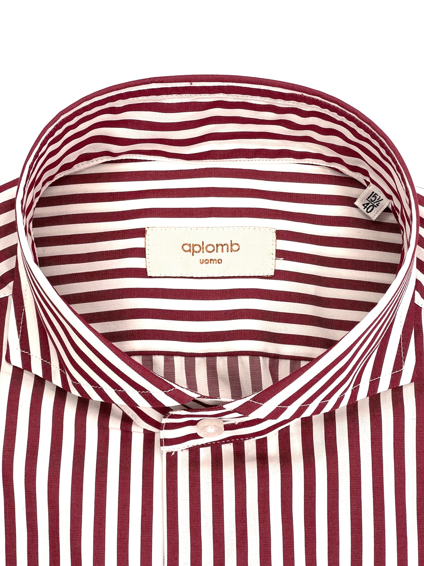 Camicia Aplomb luxury granata rigata - aplomb uomo #