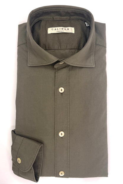 Camicia Caliban verde militare - aplomb uomo #