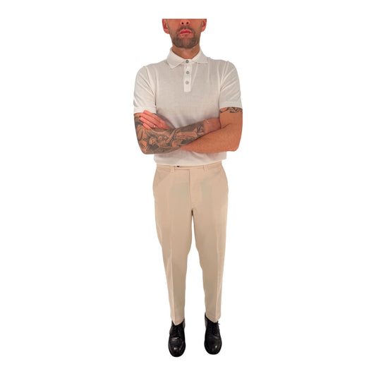CHIAIAFF-GDC2CANVAS/ECRU - PANTALONE - BERWICH