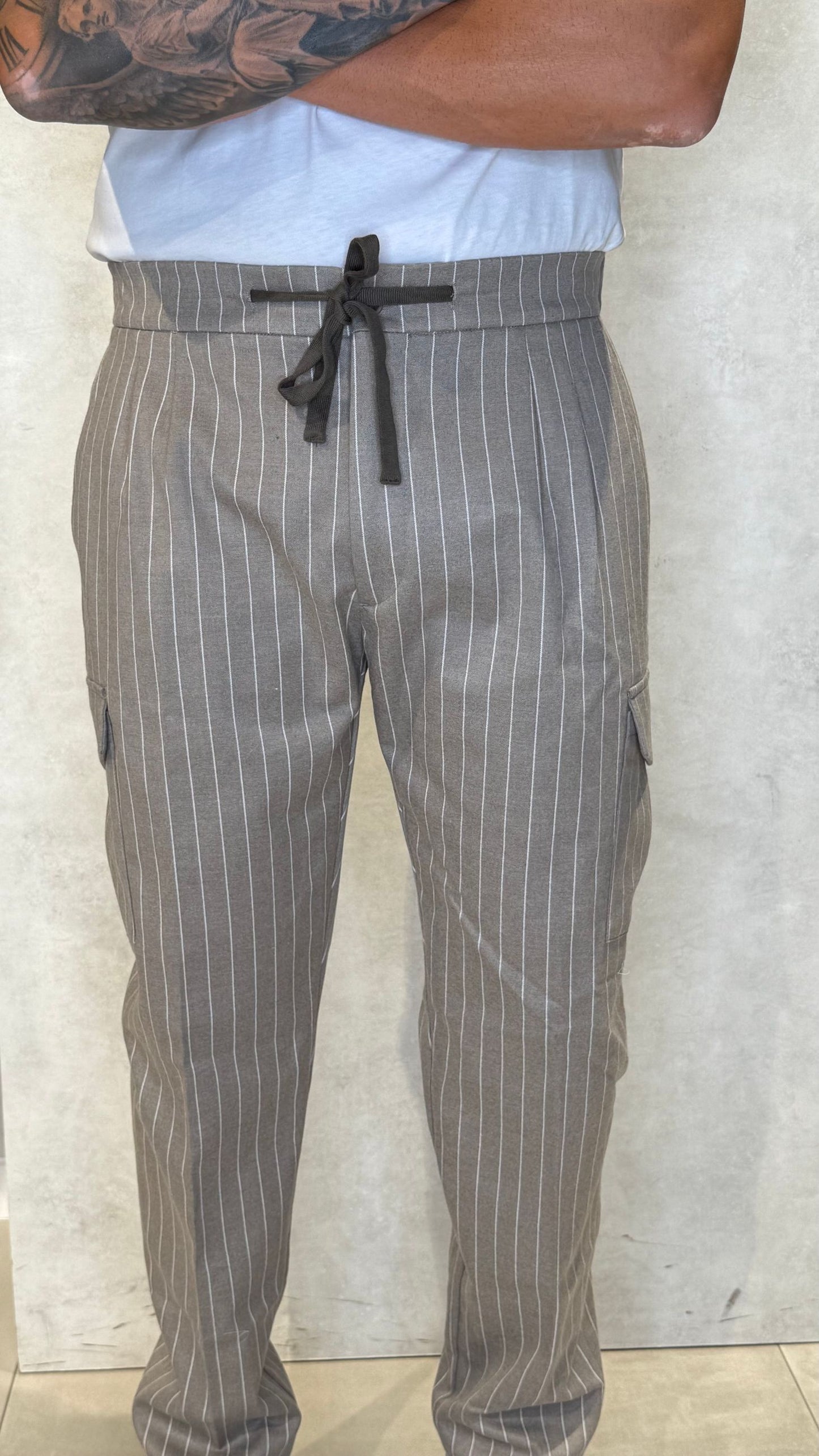 PDINO-T/GESSATOBEIGE - PANTALACCIO - MARTIN ZELO