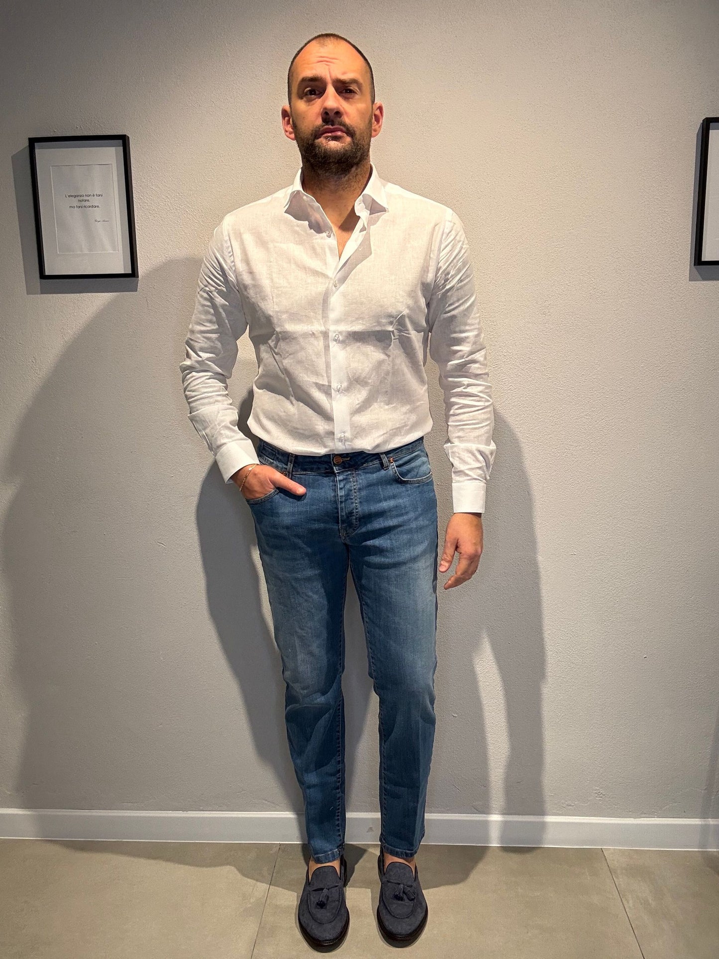 BIARRITZ/BIANCO - CAMICIA - MAURIZIO TESSE