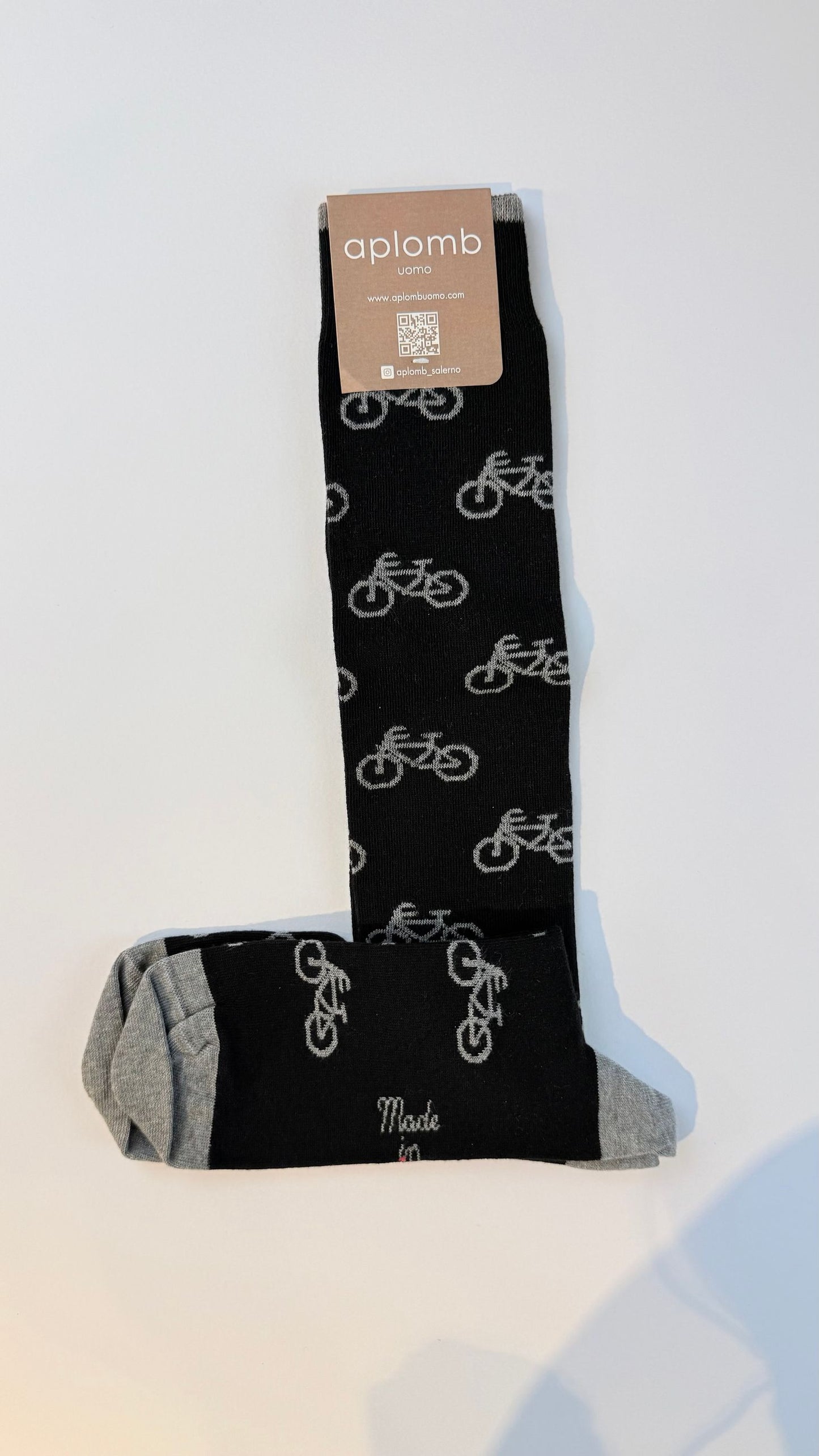BICICLETTA/NERO - CALZA - aplomb