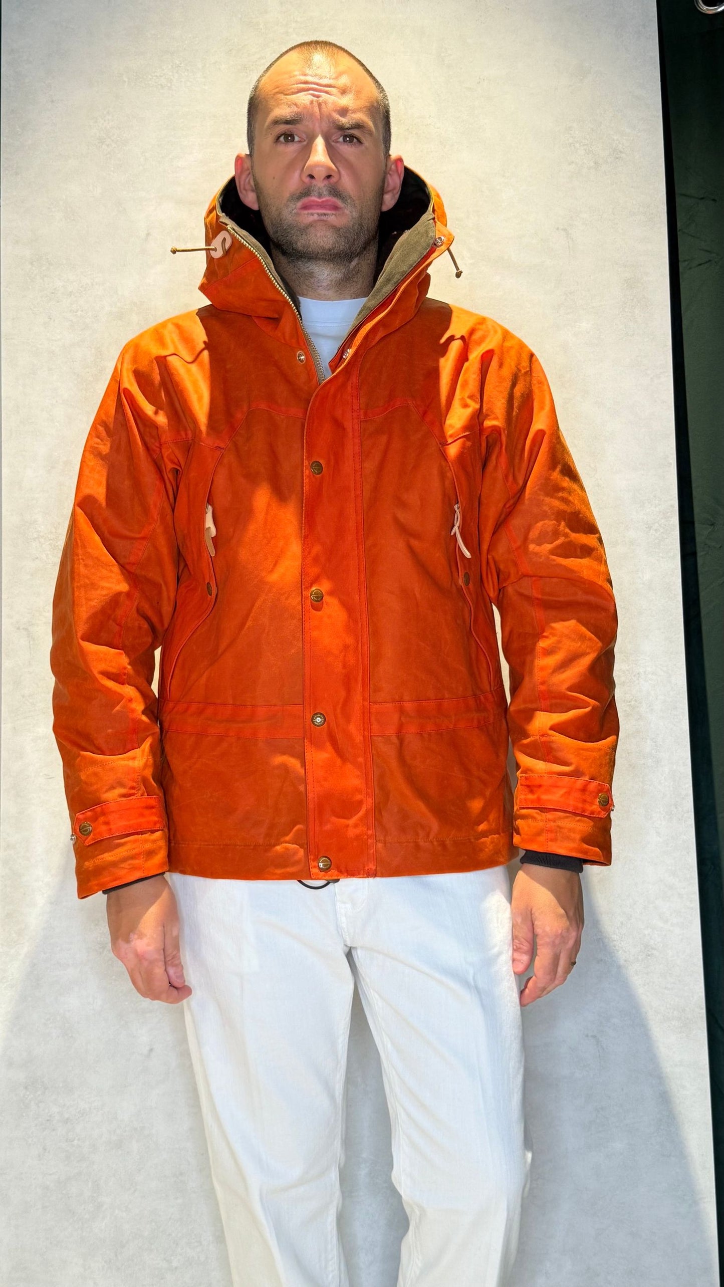 7003-WX/ORANGE - GIUBBINO - MANIFATTURA CECCARELLI