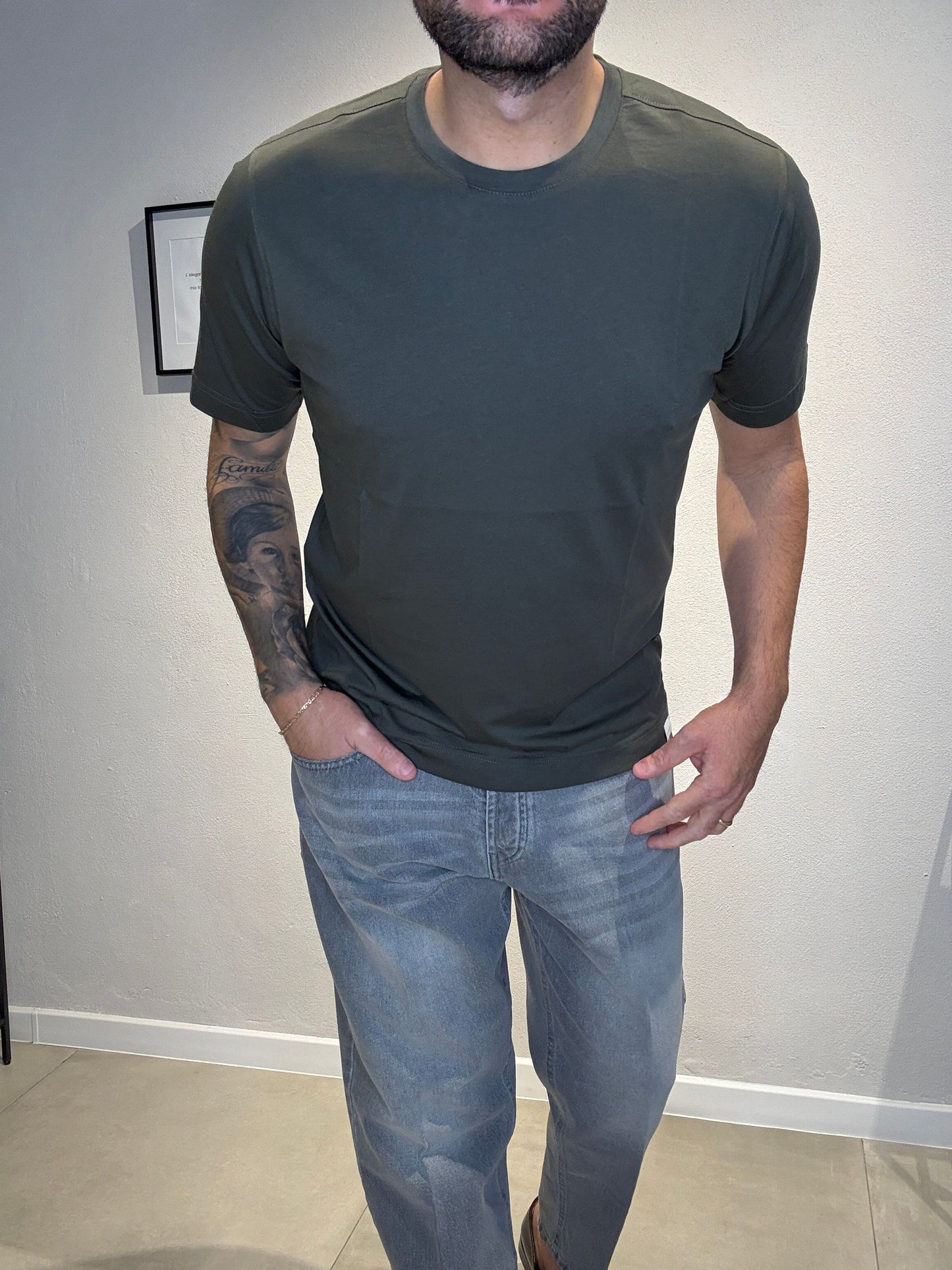 DK87103/MILITARE - T-SHIRT M/M - DIKTAT