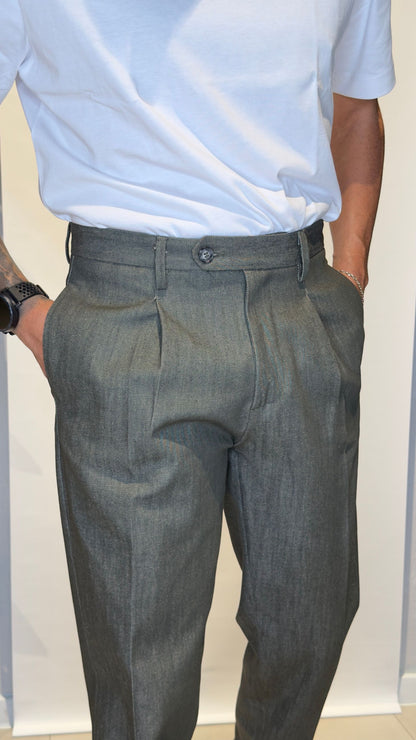 CAPRIDENIM/VERDE - PANTALONE - PRODOTTO