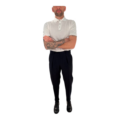 CHIAIALONGAN1436/NAVY - PANTALONE - BERWICH