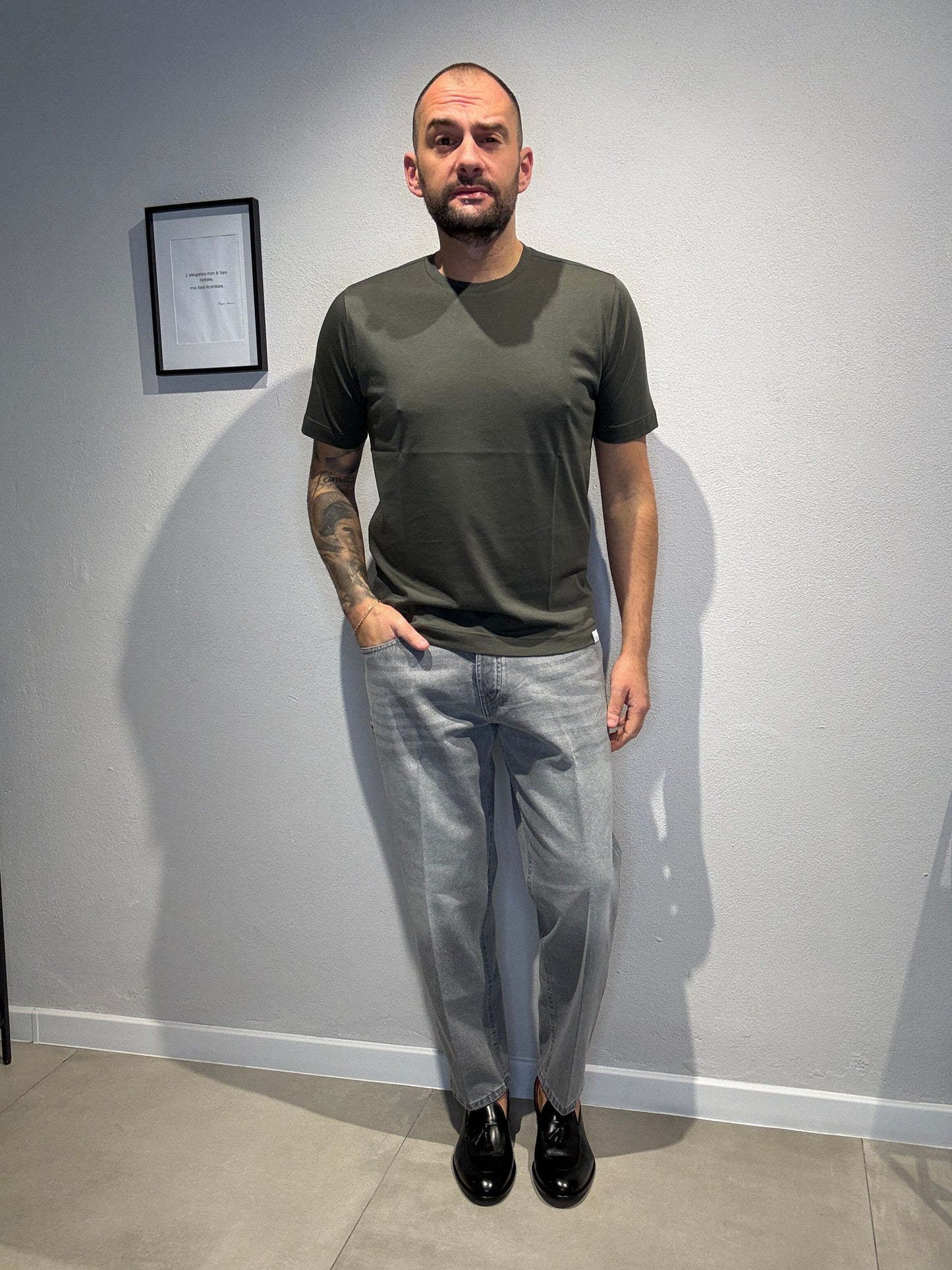 DK87103/MILITARE - T-SHIRT M/M - DIKTAT