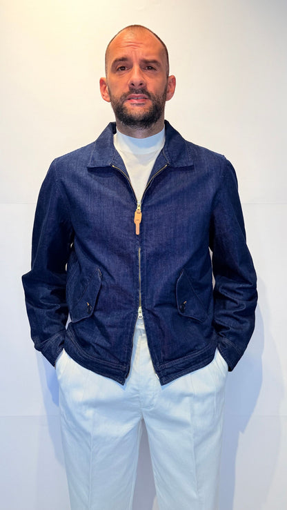 6044-CF/DENIM - GIUBBINO - MANIFATTURA CECCARELLI