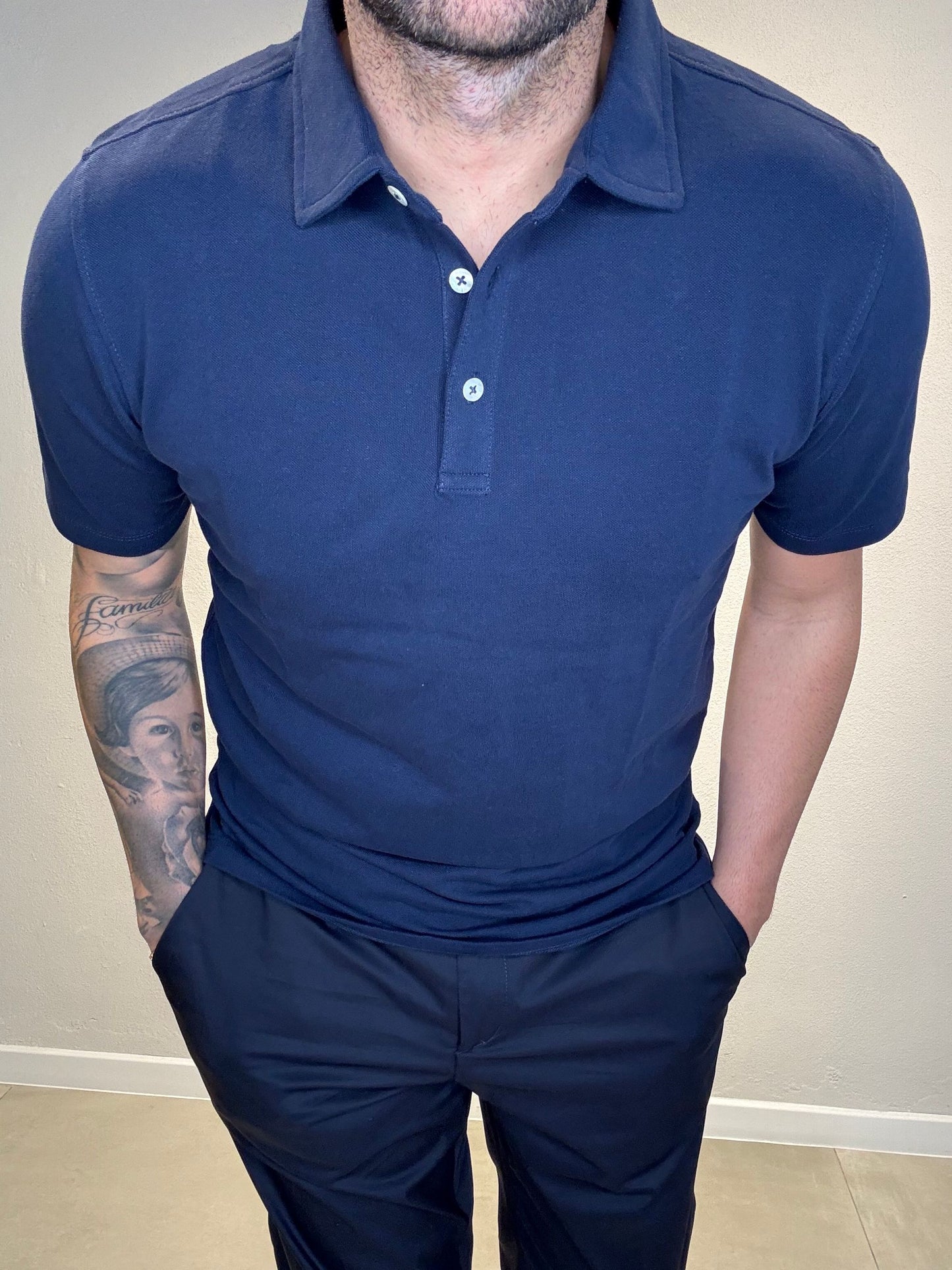 25S07PO/BLUE - POLO M/M - PHILOTINTO