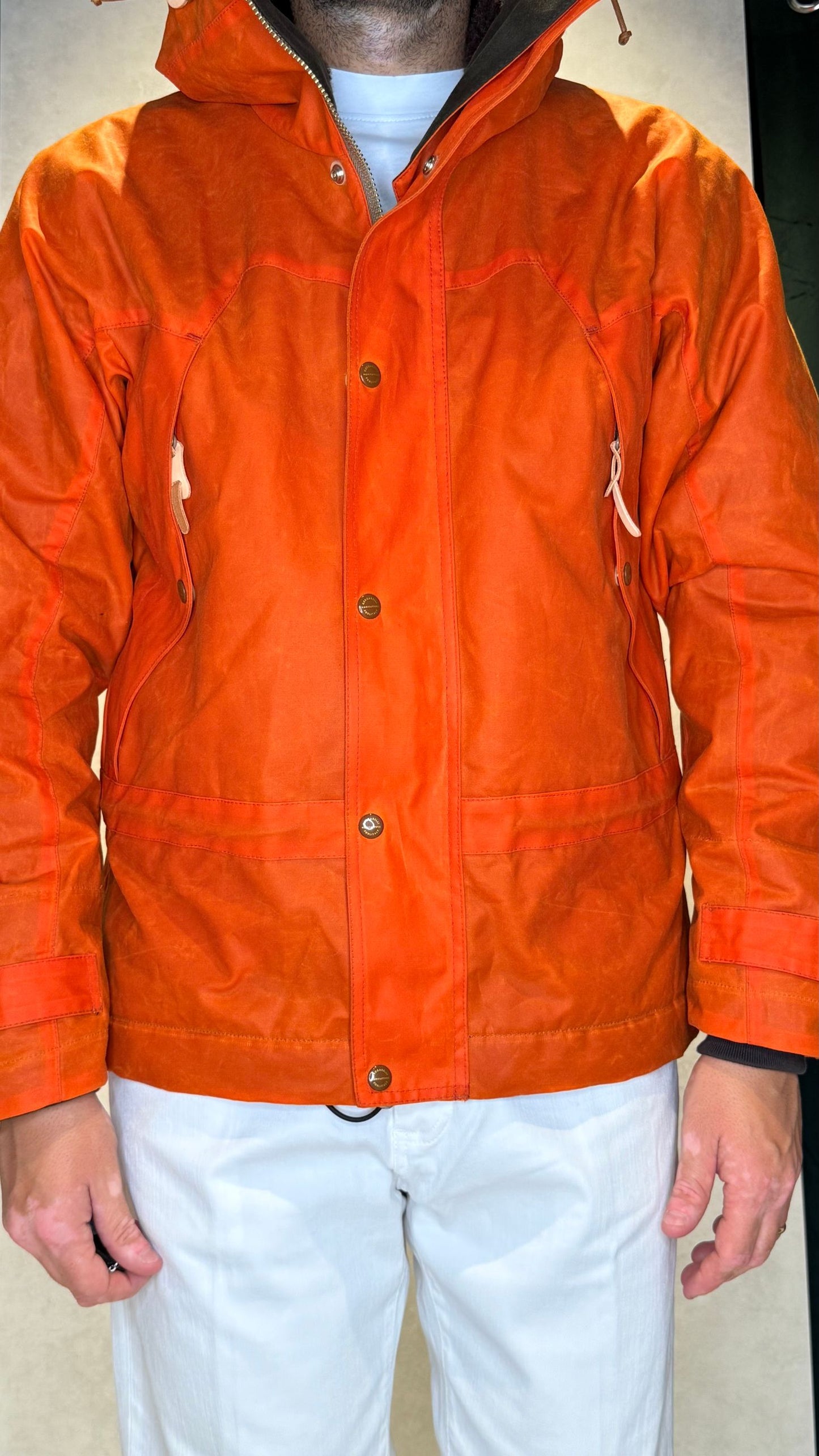 7003-WX/ORANGE - GIUBBINO - MANIFATTURA CECCARELLI