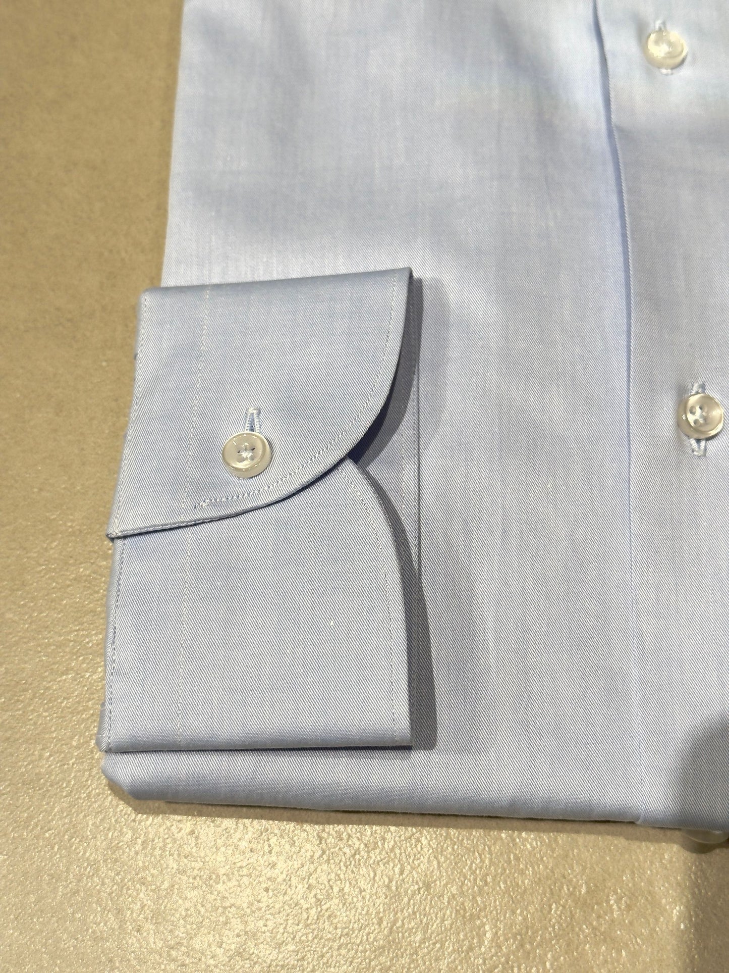 TWILL/CELESTE - CAMICIA - MAURIZIO TESSE