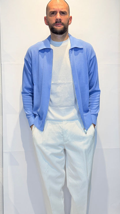 FX9607/AZZURRO - CARDIGAN - PRIVATI