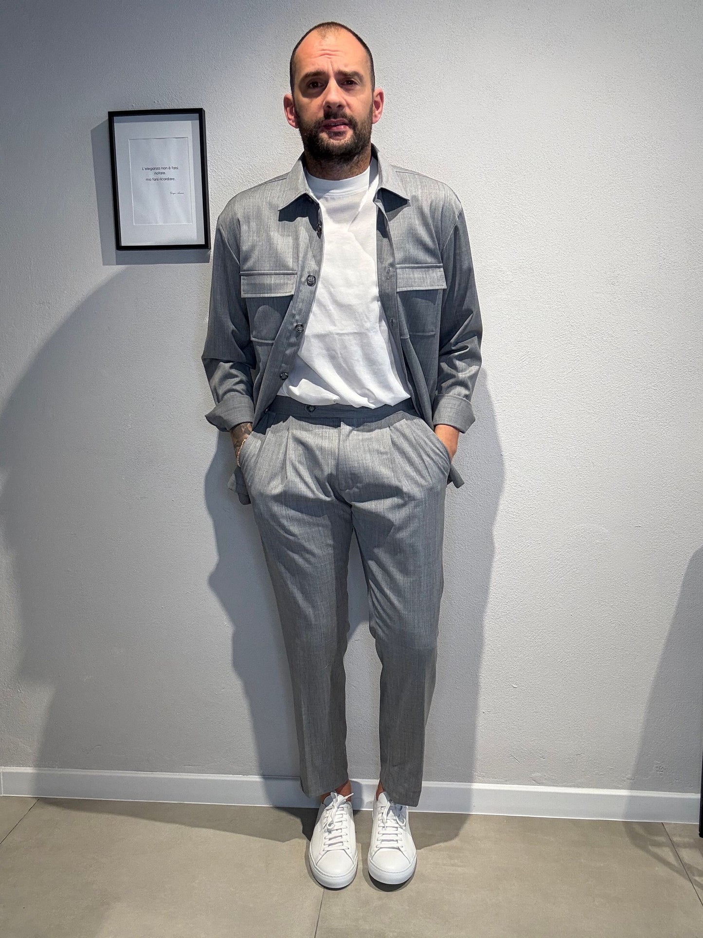 GAETANOT109/GRIGIOMEDIO - OVERSHIRT - VANDOM
