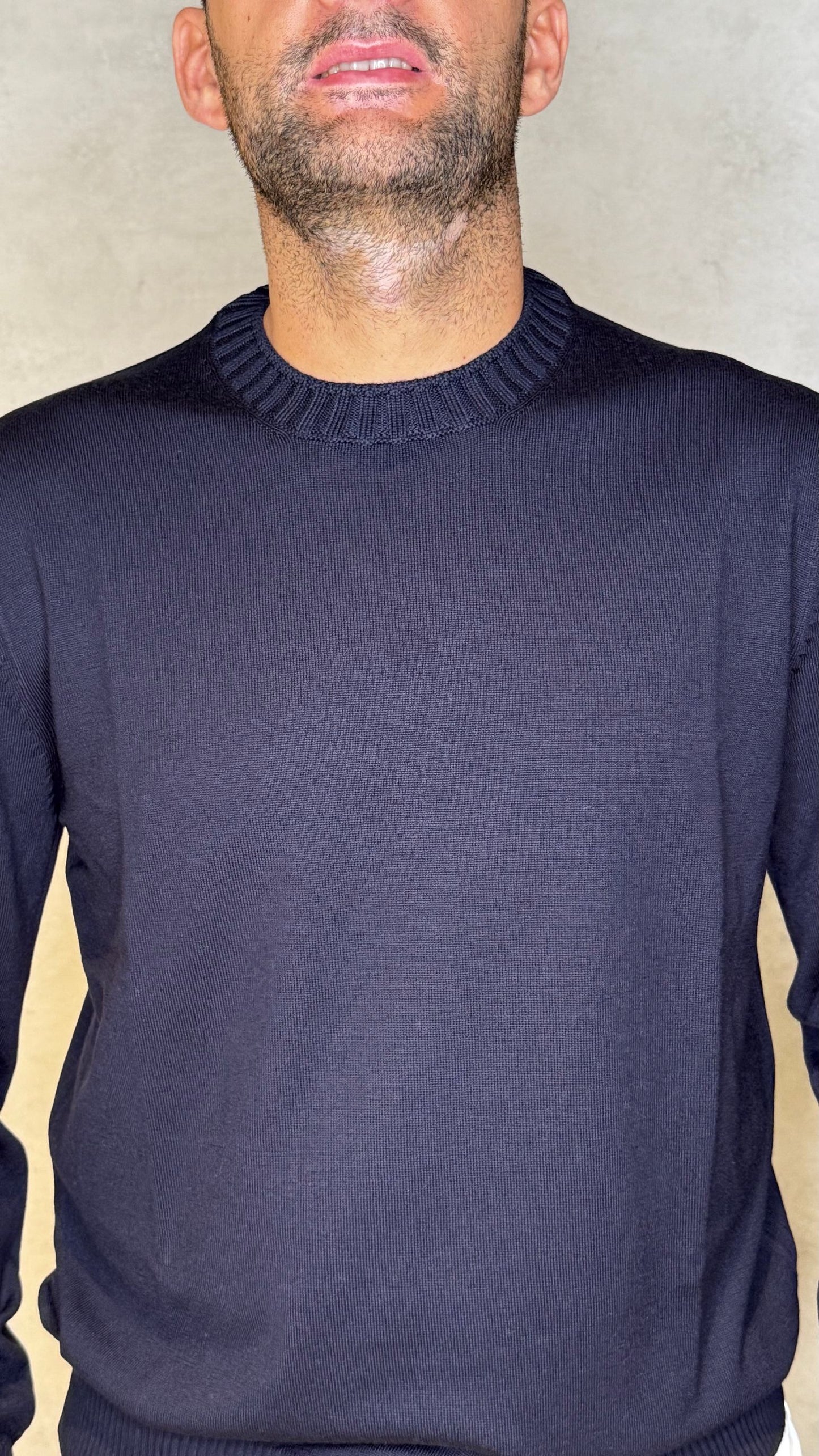 GIROCOLLO57124/14821/BLU - MAGLIA - aplomb