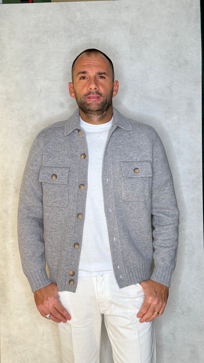 MAXICARDIGAN13109/25079/073GRIGIOCHIARO - MAXI CARDIGAN - aplomb