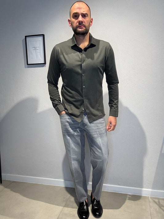 DK87109/MILITARE - POLO CAMICIA M/L - DIKTAT