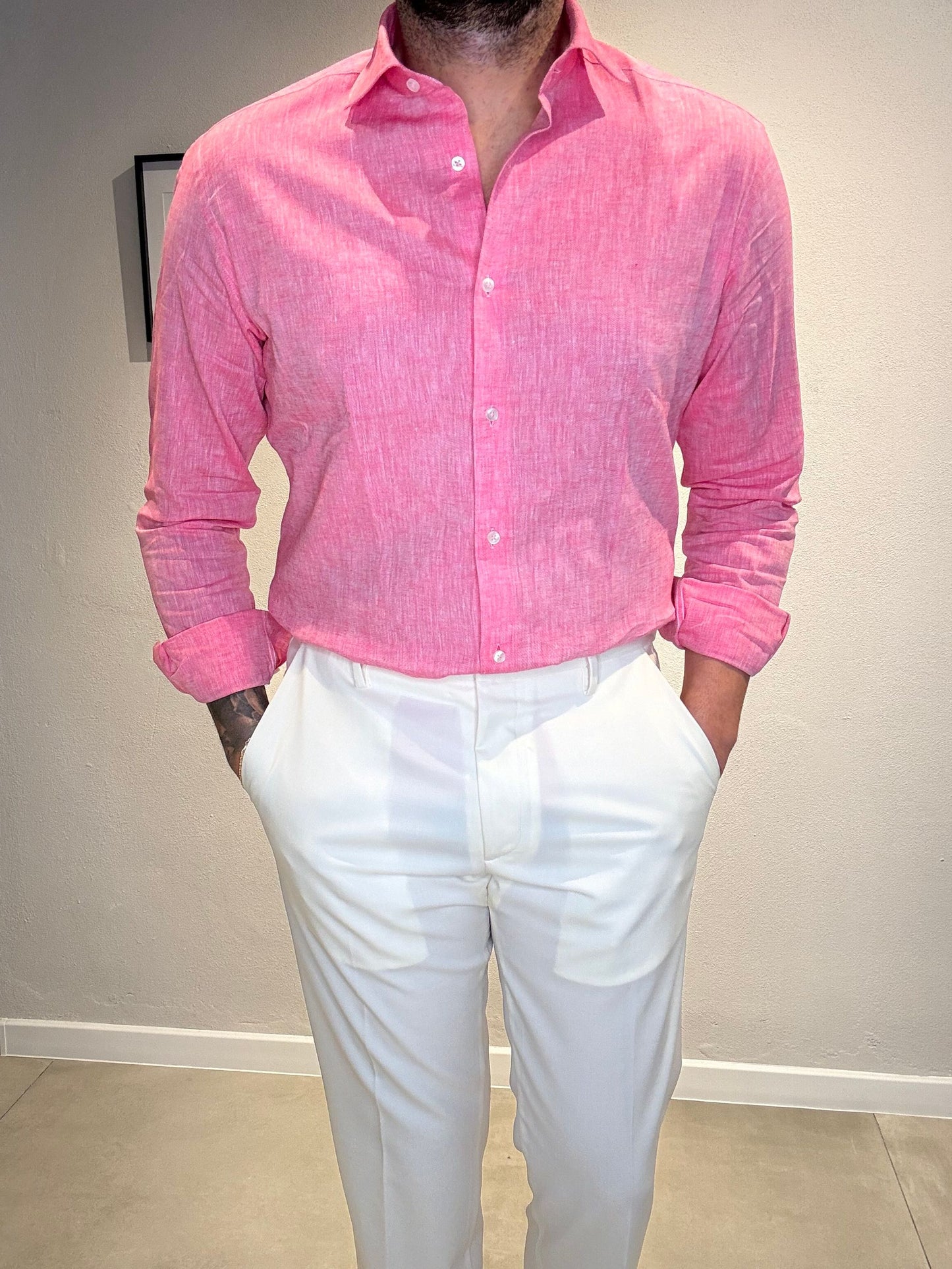 BIARRITZ/CORALLO - CAMICIA - MAURIZIO TESSE
