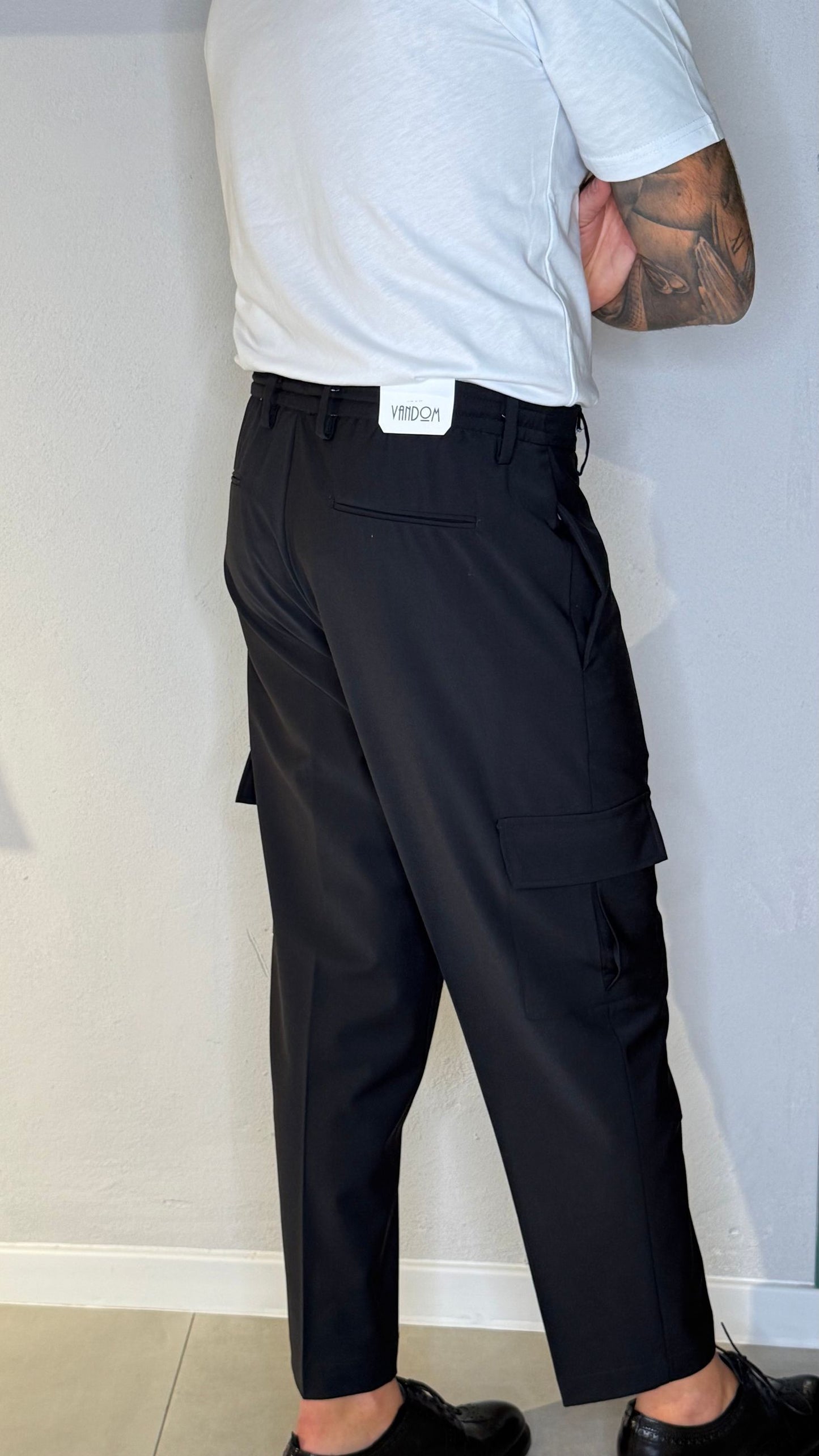 GIUSEPPET244/NERO - PANTALONE - VANDOM