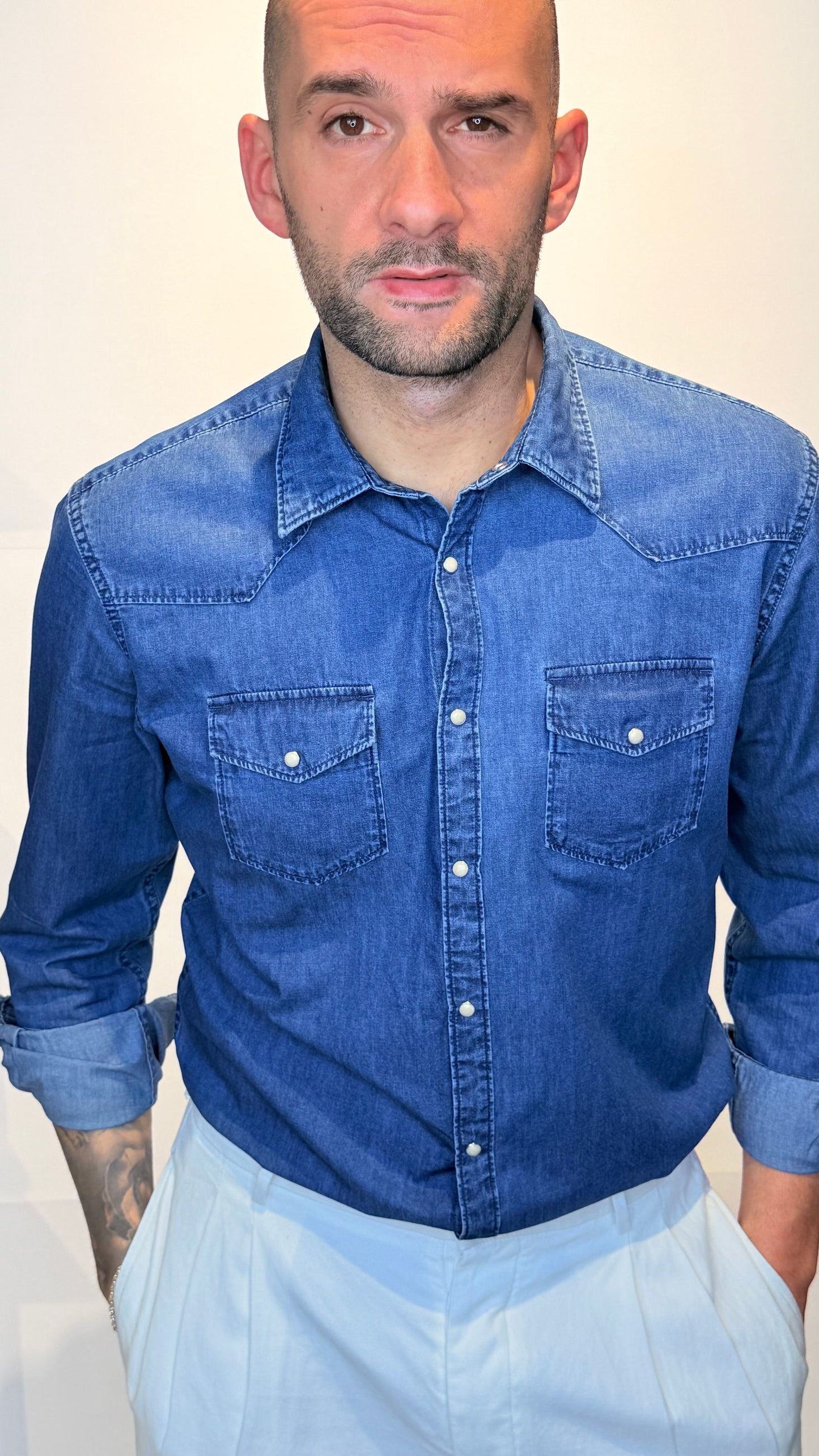 26S17CA-JEANS1030A-2 - CAMICIA - PHILOTINTO