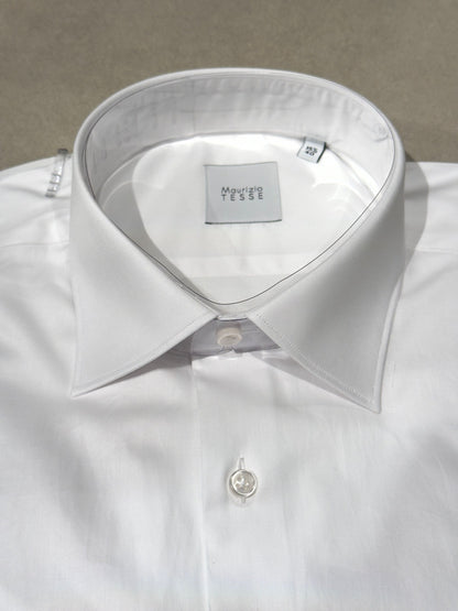 TWILL/BIANCO - CAMICIA - MAURIZIO TESSE