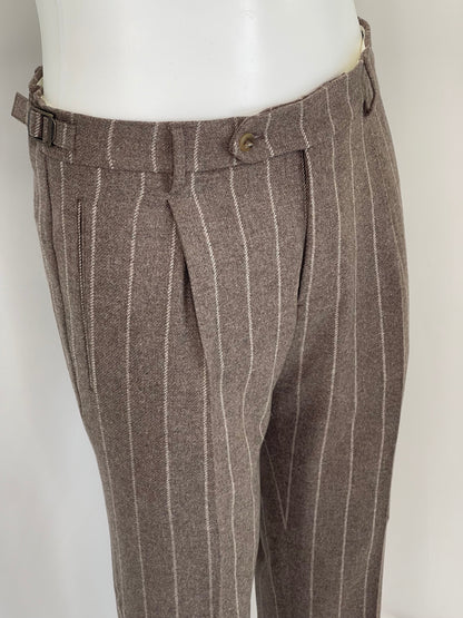 Pantalone Berwich fango gessato - aplomb uomo #