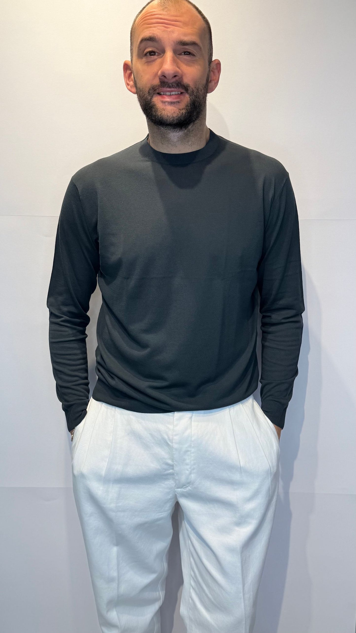 M010521/135VERDE - PULLOVER - EMERGING
